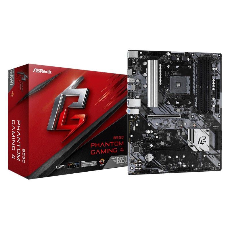 B550 Phantom Gaming 4 - Motherboard - ATX - Socket AM4 - AMD B550 Chipsatz - ...