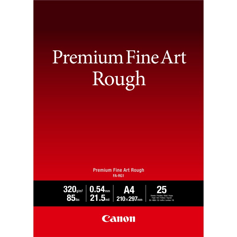 Canon Carta Premium Fine Art Rough FA-RG1 A4, 25 fogli