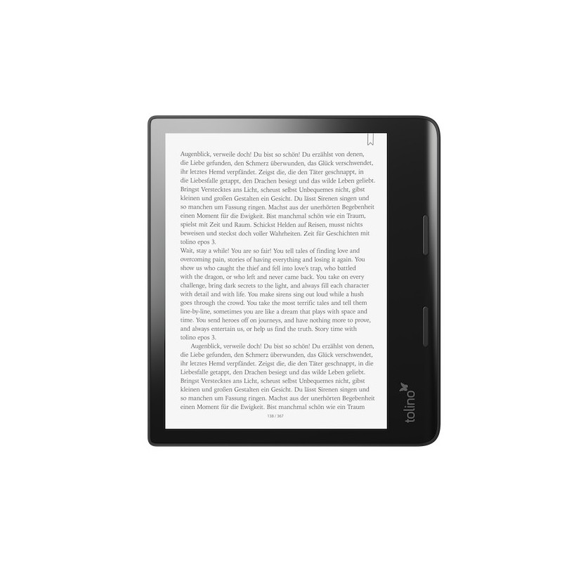 Tolino Epos 3 lettore e-book Touch screen 32 GB Wi-Fi Nero