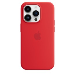 Apple Custodia MagSafe in silicone per iPhone 14 Pro - (PRODUCT)RED