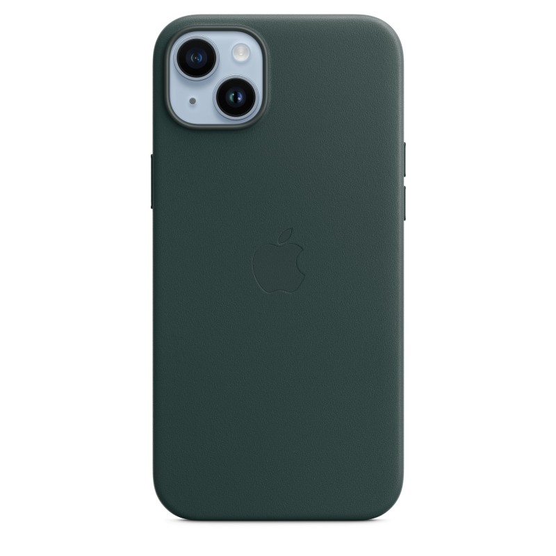 Apple Custodia iPhone 14 Plus in Pelle - Verde foresta