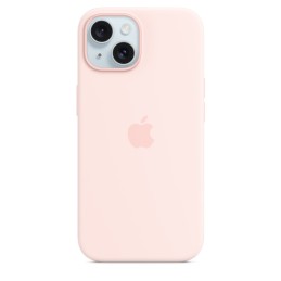 Apple Custodia MagSafe in silicone per iPhone 15 - Rosa confetto