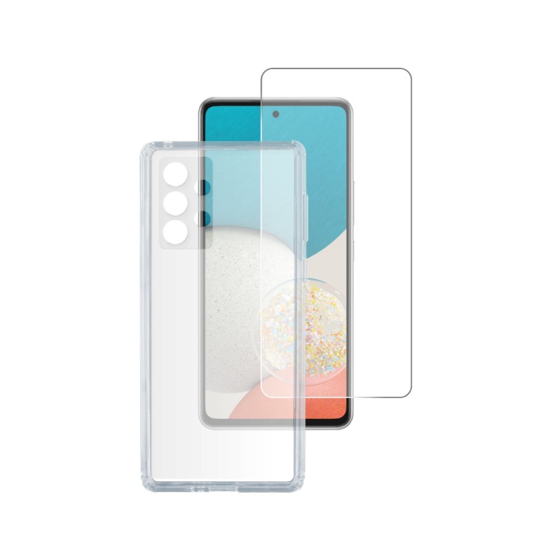 4Smarts 360° Starter Set X-Pro Glas + Case für Galaxy A54, transparent