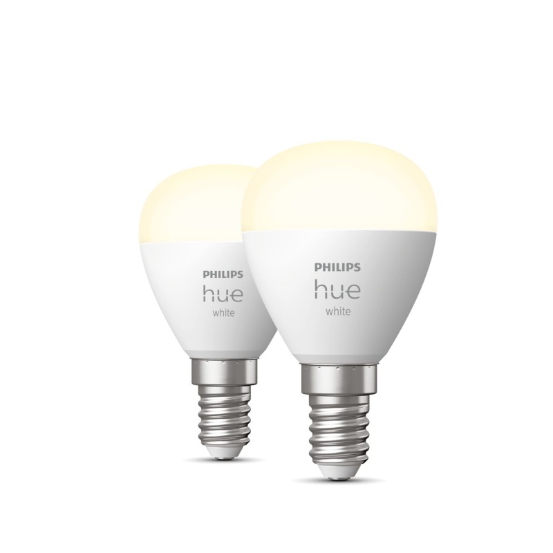 Philips Hue White 2 Lampadine Smart E14 40 W