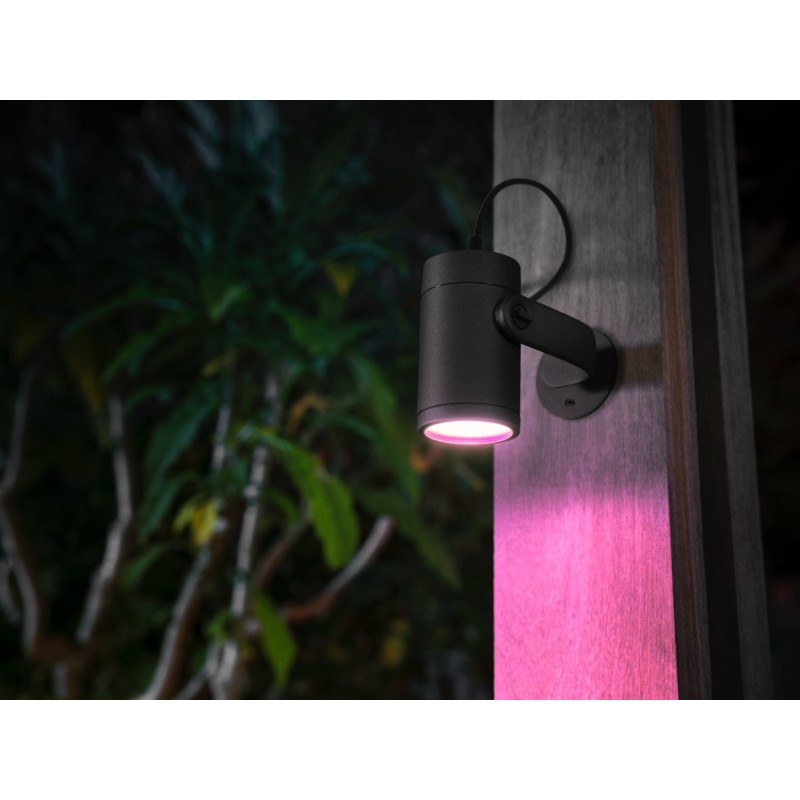 Philips Hue LED Gartenspot Lily 3er Basis-Set schwarz