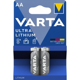 Varta Ultra Lithium, Batteria al litio, AA, Mignon, FR14505, Blister da 2