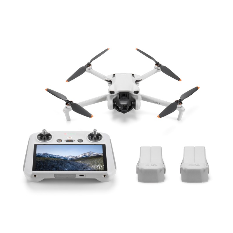 DJI Mini 3 Fly More Combo & RC 4 rotori Quadrirotore 12 MP 3840 x 2160 Pixel 2453 mAh Grigio DJI Mini 3 Fly More Combo & RC 4 rotori Quadrirotore 12 MP 3840 x 2160 Pixel 2453 mAh Grigio