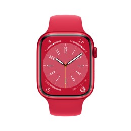 Apple Watch Series 8 OLED 45 mm Digitale 396 x 484 Pixel Touch screen Rosso Wi-Fi GPS (satellitare)