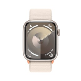 Apple Watch Series 9 45 mm Digitale 396 x 484 Pixel Touch screen Beige Wi-Fi GPS (satellitare)