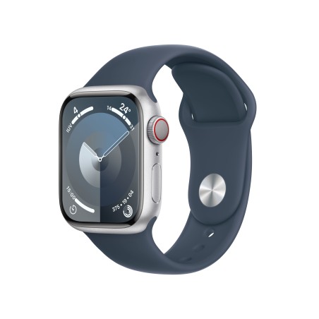 Apple Watch Series 9 41 mm Digitale 352 x 430 Pixel Touch screen 4G Argento Wi-Fi GPS (satellitare)