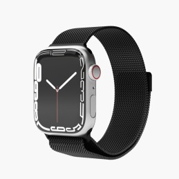 Vonmählen Milanese Loop Band Nero Acciaio inossidabile