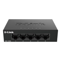 D-Link DGS-105GL E switch di rete Non gestito Gigabit Ethernet (10 100 1000) Nero
