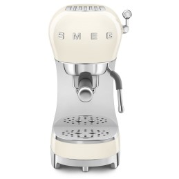 Smeg Macchina da Caffè Espresso Manuale 50's Style – Panna LUCIDO – ECF02CREU