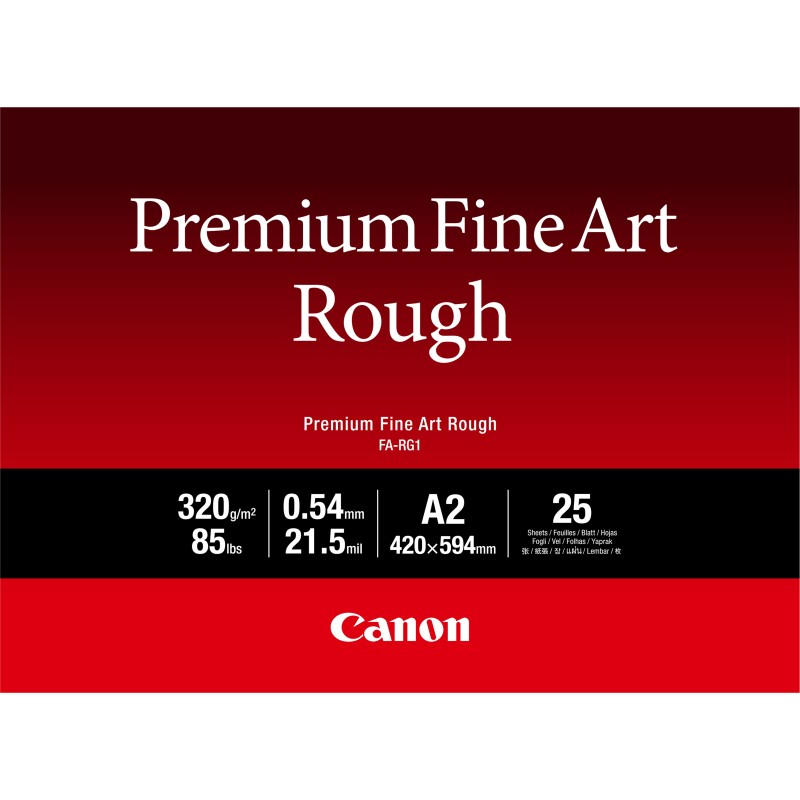 Premium FA-RG1 - Baumwolle - Rough - 21,5 mil - A2 (420 x 594 mm)