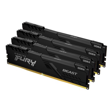 Kingston Technology FURY 64GB 3200MT s DDR4 CL16 DIMM (Kit da 4) Beast Black