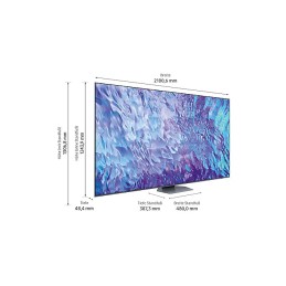 Samsung GQ98Q80C 2,49 m (98") 4K Ultra HD Smart TV Wi-Fi Argento