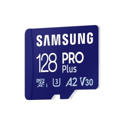 Samsung PRO Plus microSD Memory Card 128GB (2023), USB Card Reader incluso