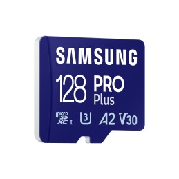 Samsung PRO Plus microSD Memory Card 128GB (2023), USB Card Reader incluso