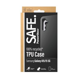 PanzerGlass SAFE. by Case Samsung New A14 A14 5G Black custodia per cellulare Cover Trasparente