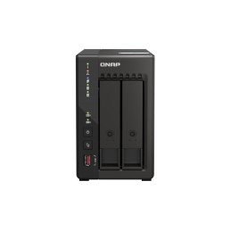 QNAP TS-253E NAS Tower Collegamento ethernet LAN Nero J6412