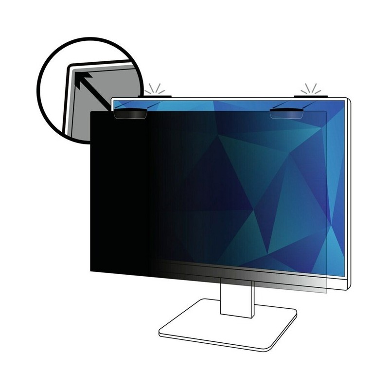 3M Filtro Privacy per 24 pol Monitor a Schermo Pieno con Attacco Magnetico COMPLY™, 16 9, PF240W9EM
