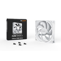 be quiet! Pure Wings 3 120mm PWM White Case per computer Ventilatore 12 cm Bianco 1 pz