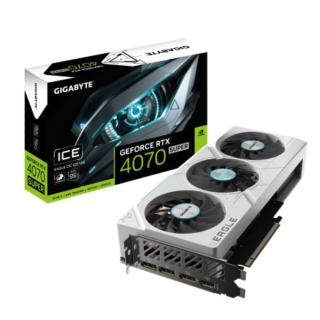 Gigabyte GeForce RTX 4070 SUPER EAGLE OC ICE 12G NVIDIA 12 GB GDDR6X