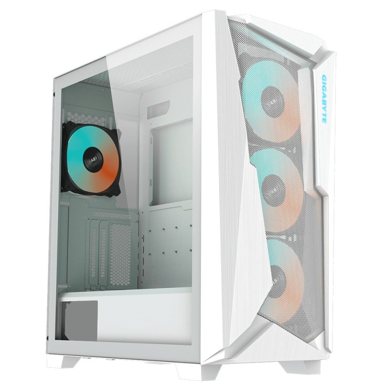 Gigabyte C301GW computer case Midi Tower Bianco