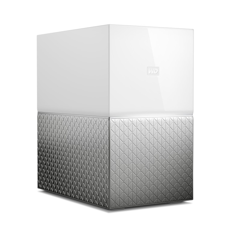 Western Digital My Cloud Home Duo dispositivo di archiviazione cloud personale 16 TB Collegamento ethernet LAN Bianco