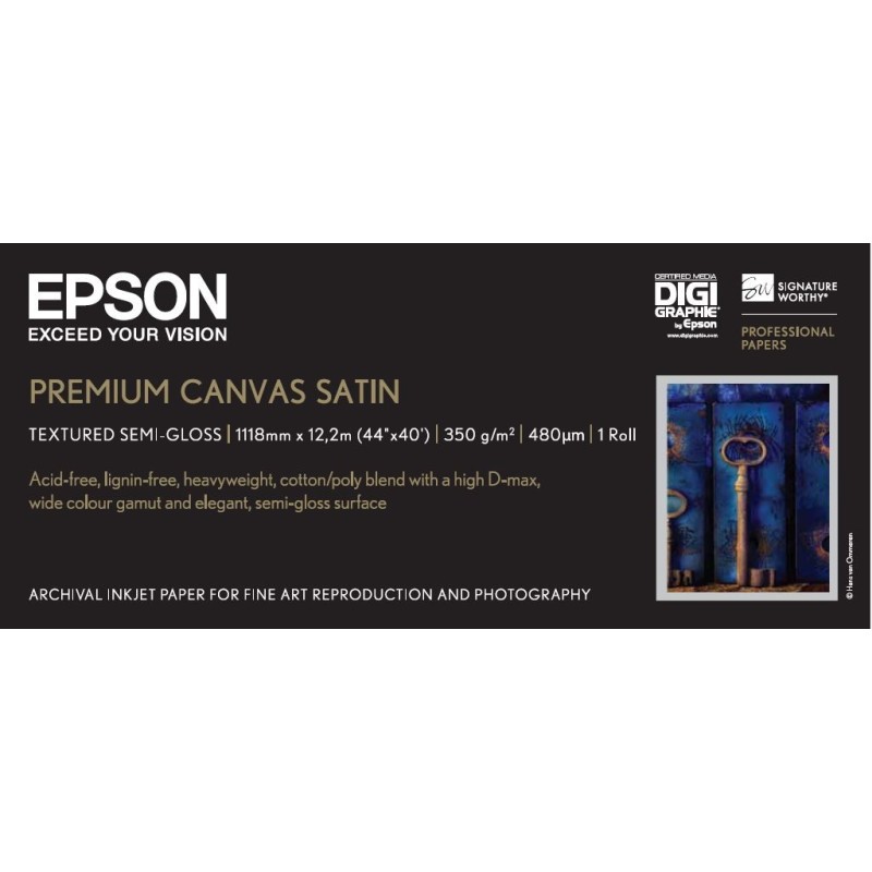 Epson Premium Canvas Satin photo paper