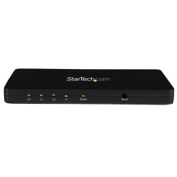 StarTech.com Sdoppiatore Splitter HDMI 4k @ 30hz 1x4 porte con custodia in alluminio