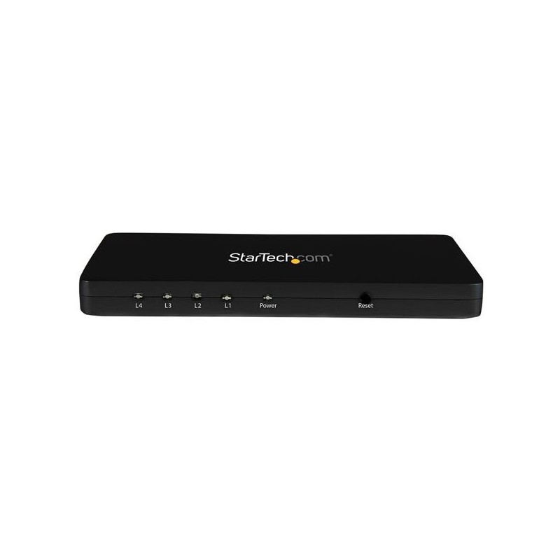 4 Port HDMI 4k Video Splitter - 1x4 HDMI Verteiler mit Aluminiumgehause