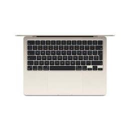 Apple MacBook Air Apple M M3 Computer portatile 34,5 cm (13.6") 8 GB 256 GB SSD Wi-Fi 6E (802.11ax) macOS Sonoma Bianco