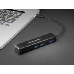 Conceptronic DONN07B replicatore di porte e docking station per laptop USB 3.2 Gen 1 (3.1 Gen 1) Type-C Nero