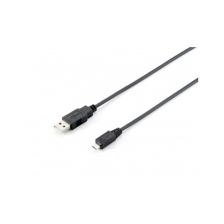 Equip 128594 cavo USB 1 m USB 2.0 USB A Micro-USB B Nero