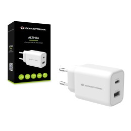 Conceptronic ALTHEA11W Caricabatterie per dispositivi mobili Universale Bianco AC Ricarica rapida Interno