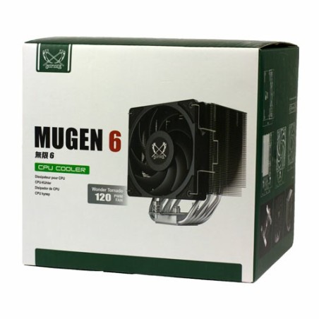 Scythe Mugen 6 Processore Ventilatore 12 cm Nero, Argento