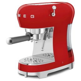 Smeg Macchina da Caffè Espresso Manuale 50's Style – Rosso LUCIDO – ECF02RDEU