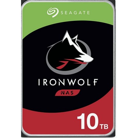 Seagate IronWolf ST10000VN000 disco rigido interno 3.5" 10 TB Serial ATA III
