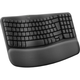 Logitech Wave Keys for Business tastiera RF senza fili + Bluetooth QWERTZ Tedesco Grafite