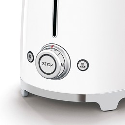 Smeg Tostapane 50's Style - Bianco LUCIDO 2x2 - TSF01WHEU