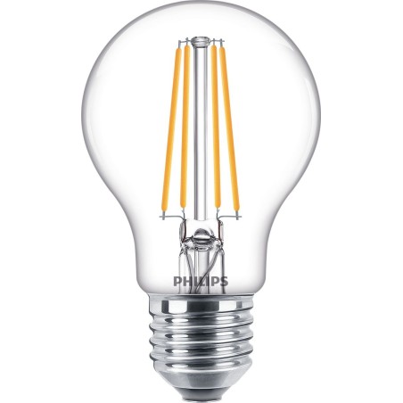 Philips Lampadina trasparente a filamento 60 W A60 E27 x6