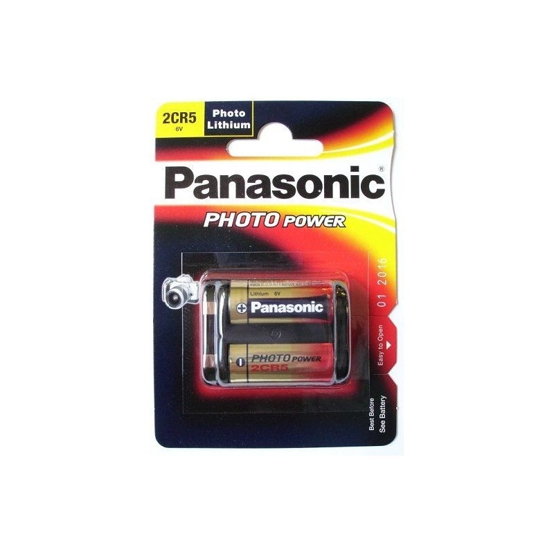 Panasonic Photo Lithium Battery 2CR5 Batteria monouso Nichel – oxyhydroxide (NiOx)