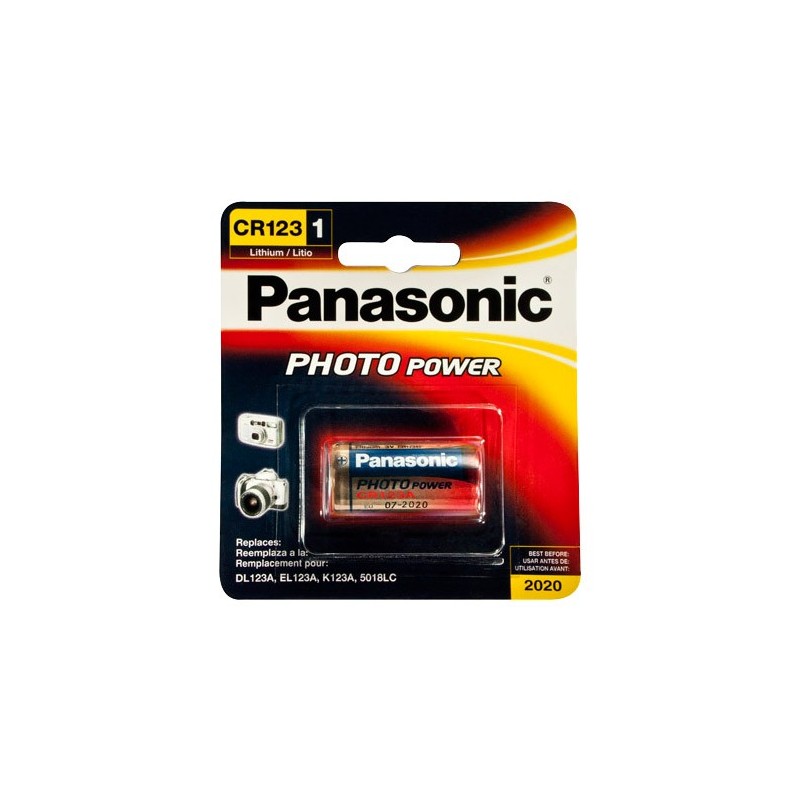 Panasonic Lithium CR 123A 3 Volt