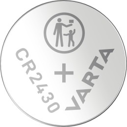 Varta LITHIUM Coin CR2430 (Batteria a bottone, 3V) Blister da 1