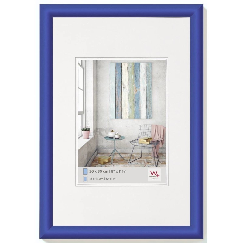 Walther Design KP520M cornice per quadro Cornice per foto singola Blu