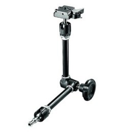Manfrotto 244RC Variable Friction ARM W Plate treppiede Nero