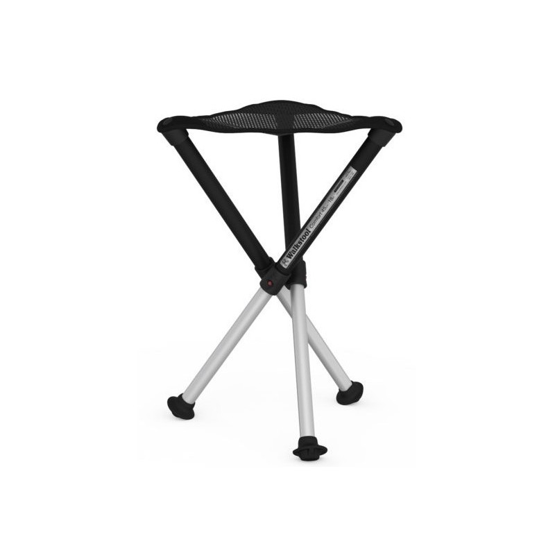 Walkstool Comfort 45 Sgabello da campeggio 3 gamba gambe Nero