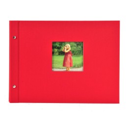 Goldbuch Bella Vista album fotografico e portalistino Rosso 40 fogli Rilegatura all'inglese