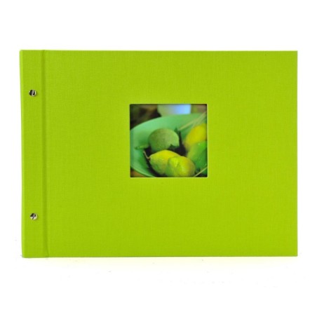 Goldbuch Bella Vista album fotografico e portalistino Verde 40 fogli Rilegatura all'inglese